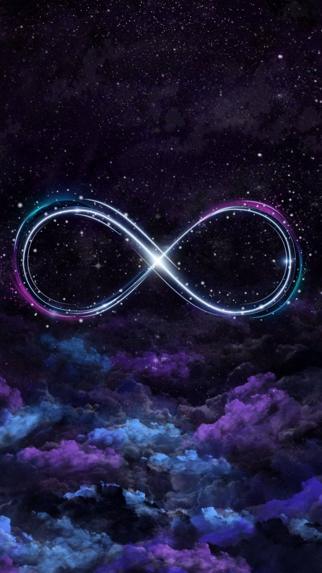 Infinity Sign In Cute Galaxy Background