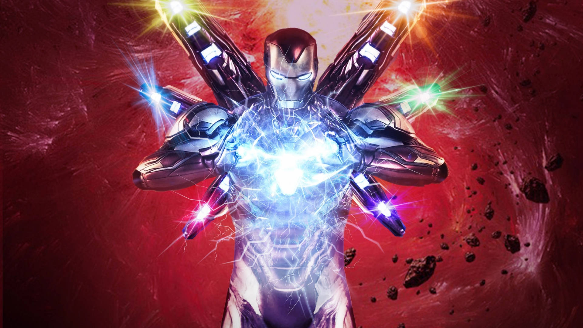 Infinity Stones Iron Man Full Hd Background