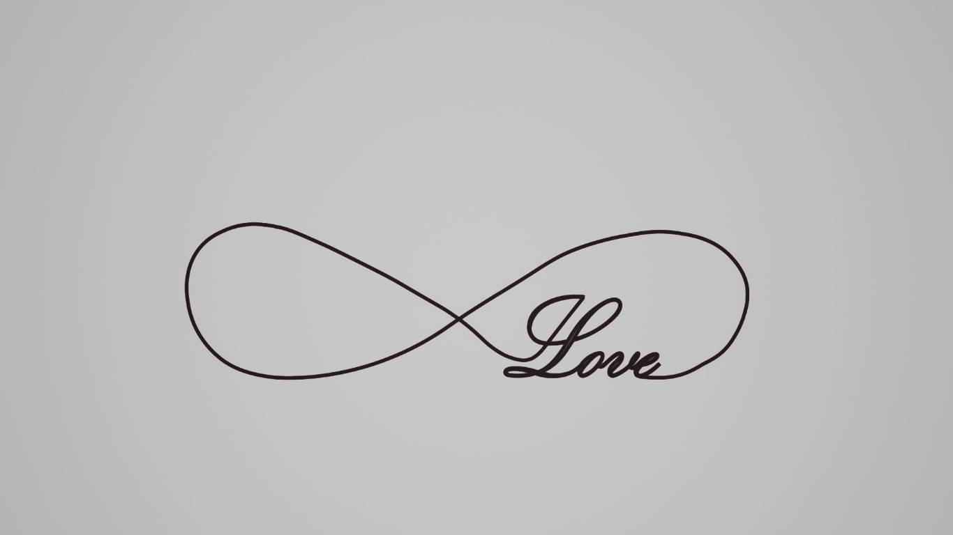 Infinity Symbol Drawing Background