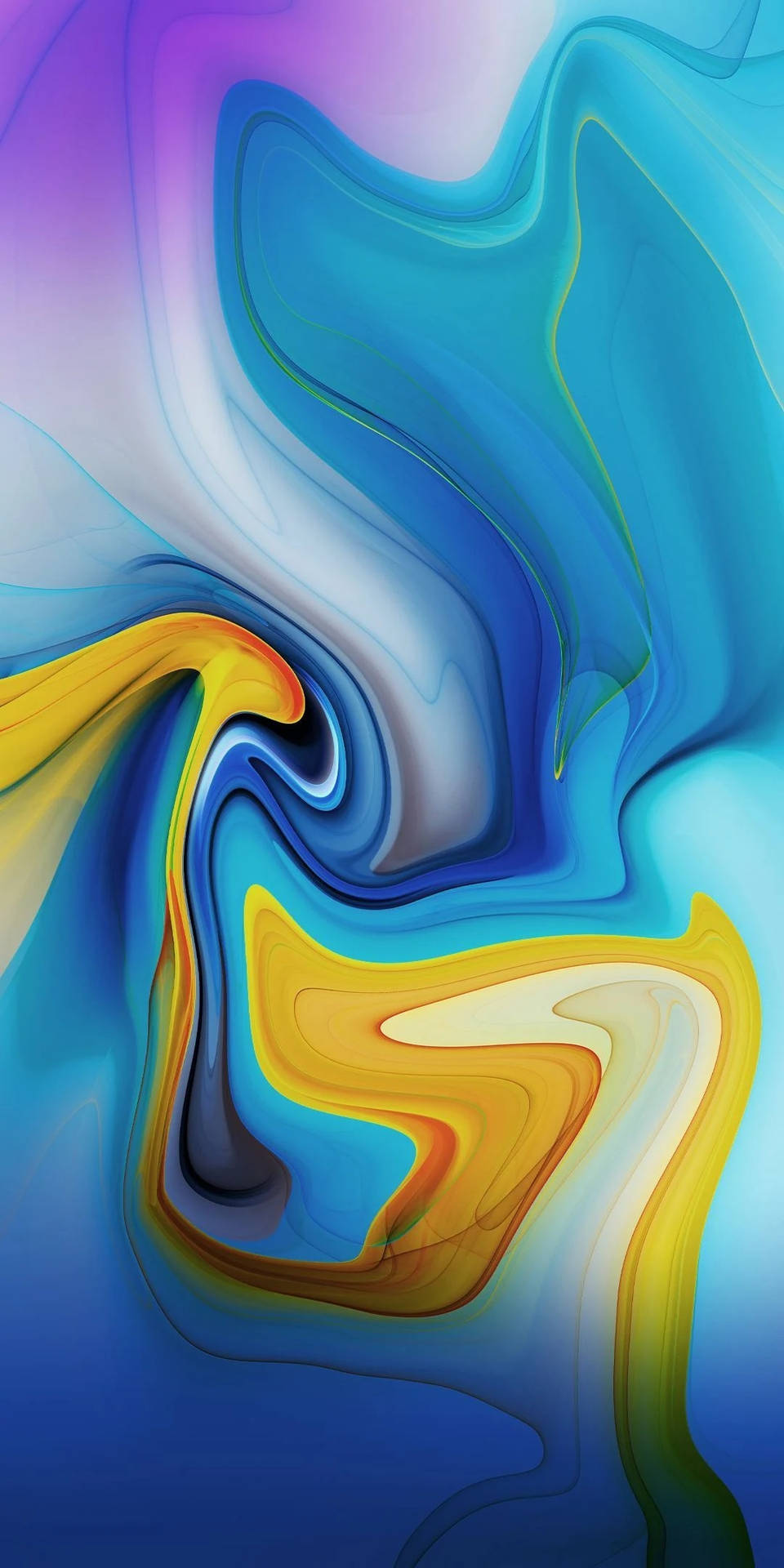 Infinix Abstract Colorful Swirling Paint Background