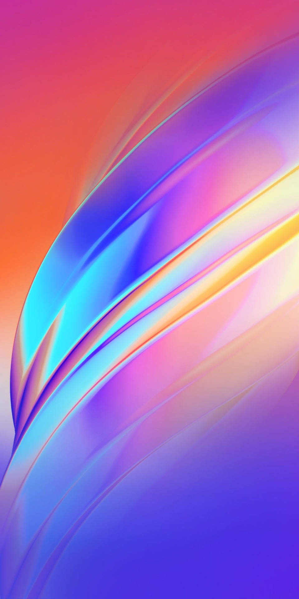 Infinix Abstract Holographic Lines Background