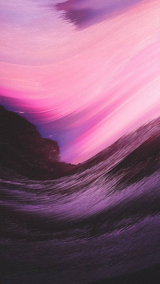 Infinix Abstract Pastel Pink Waves Background