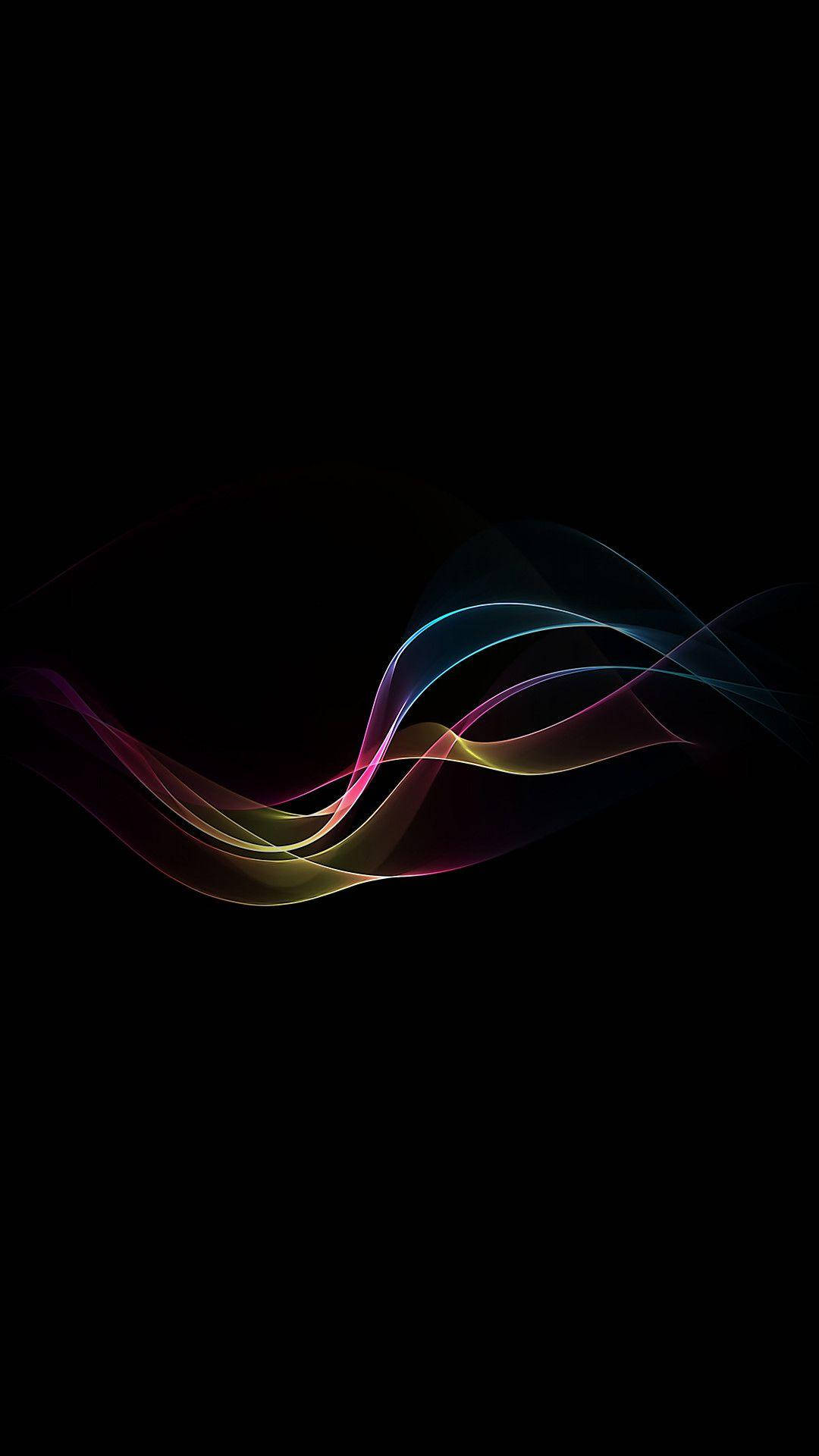 Infinix Dancing Colorful Glowing Waves Background