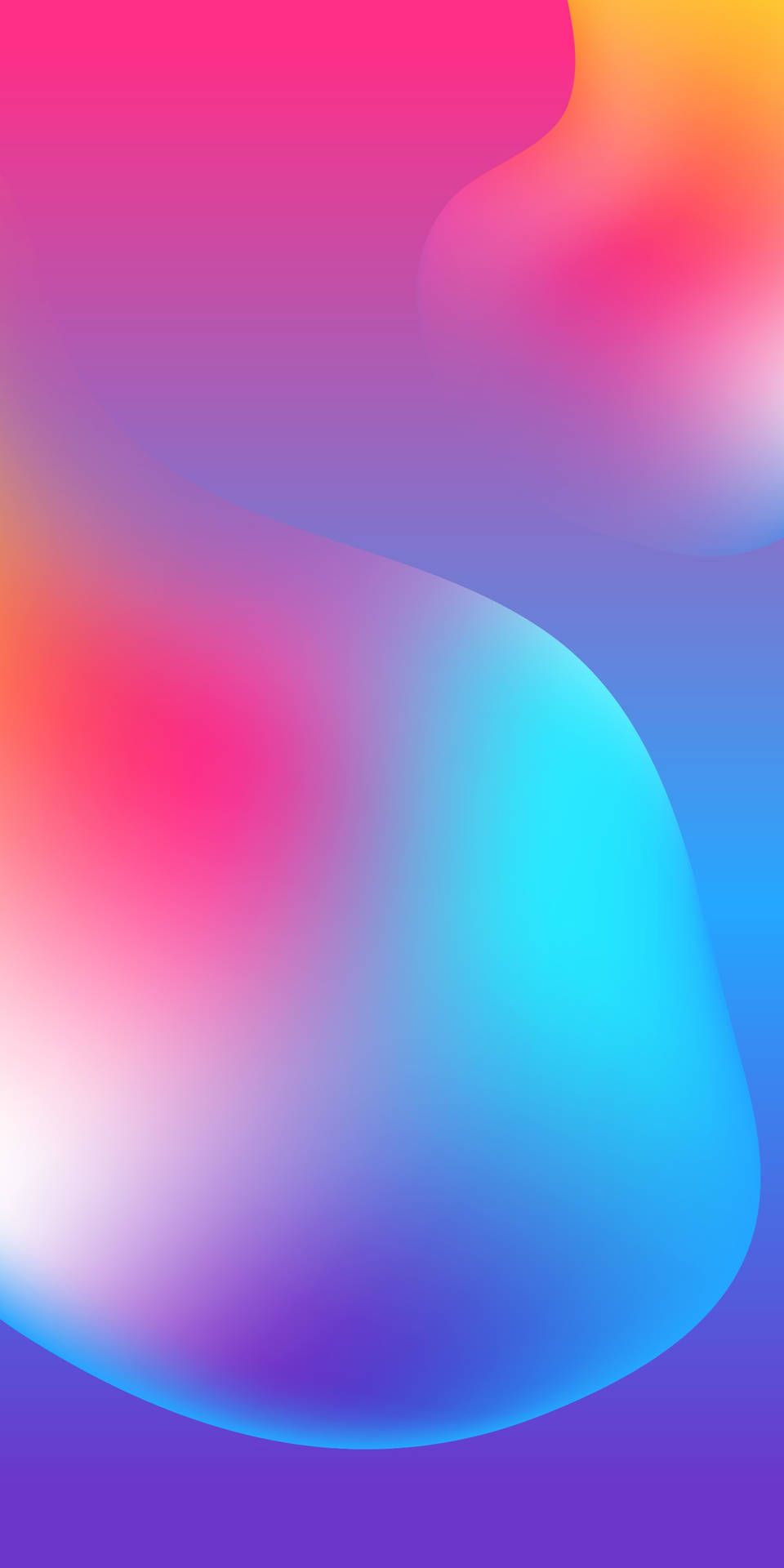 Infinix Hot S3 Colorful Gradient Fluid Background