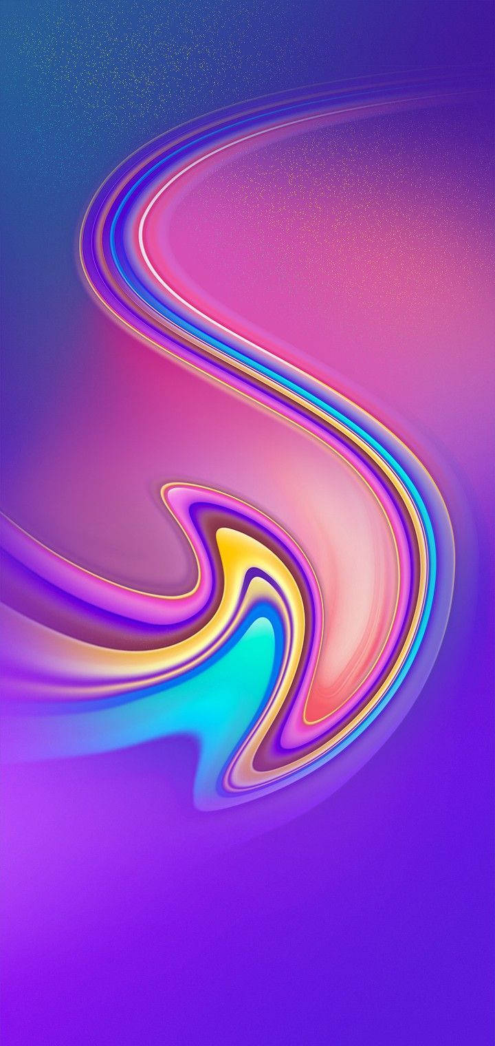 Infinix Psychedelic Abstract Holographic Waves Background