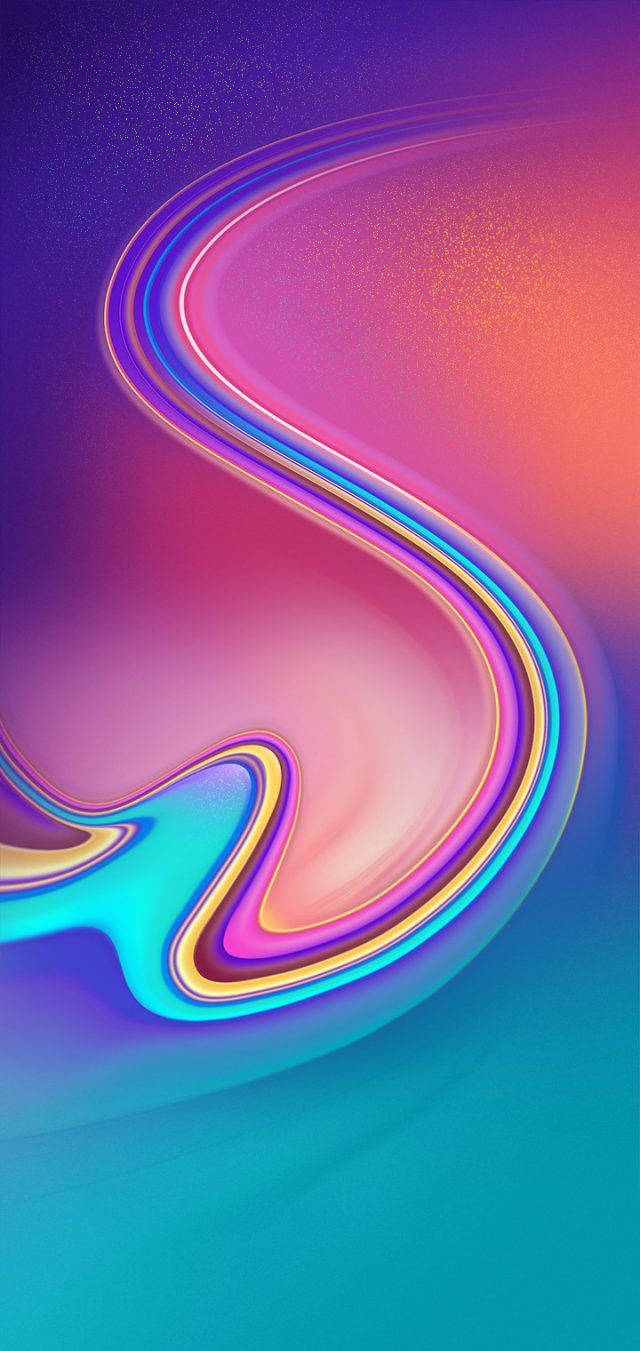 Infinix Smart 4 Vibrant Color Waves Background