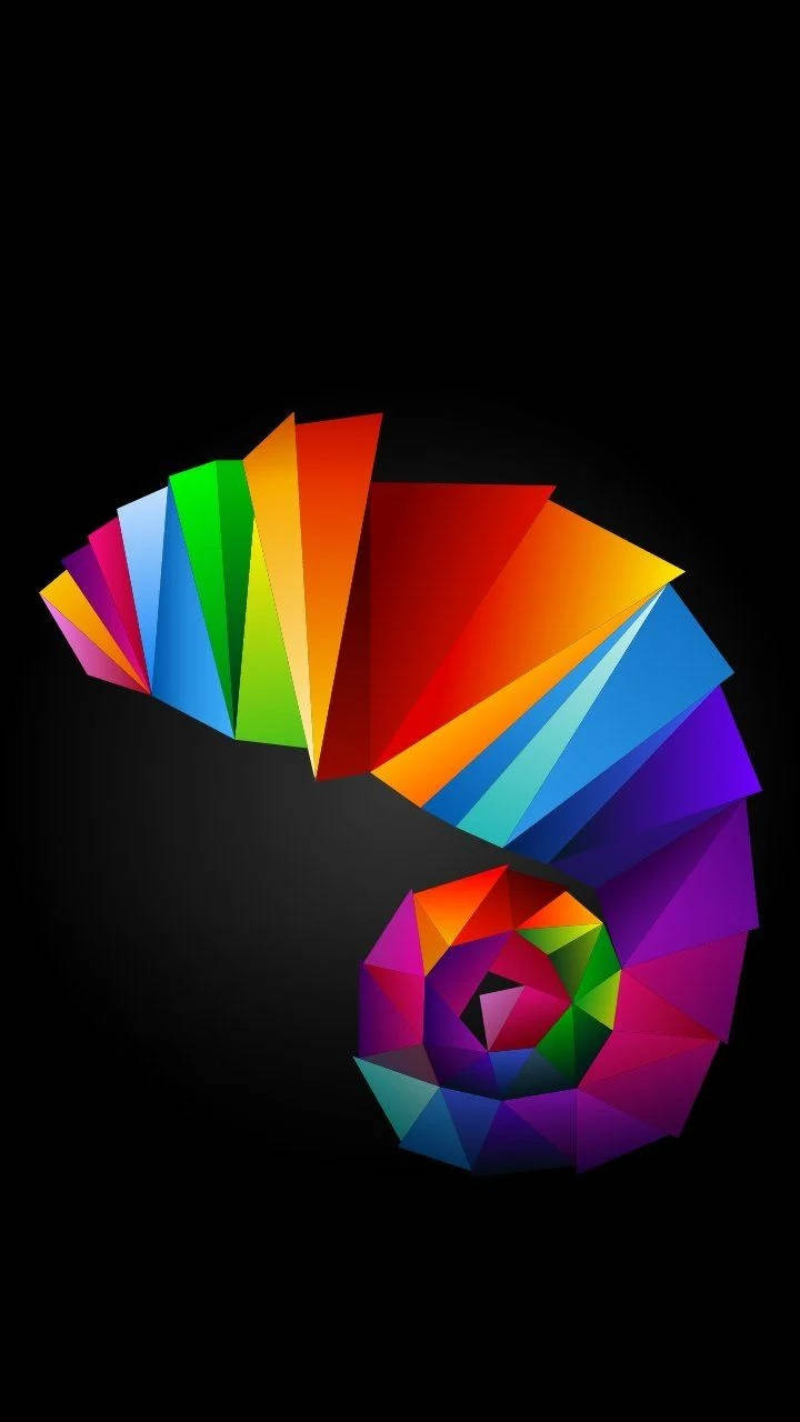Infinix Vector Illustration Colorful Chameleon Background