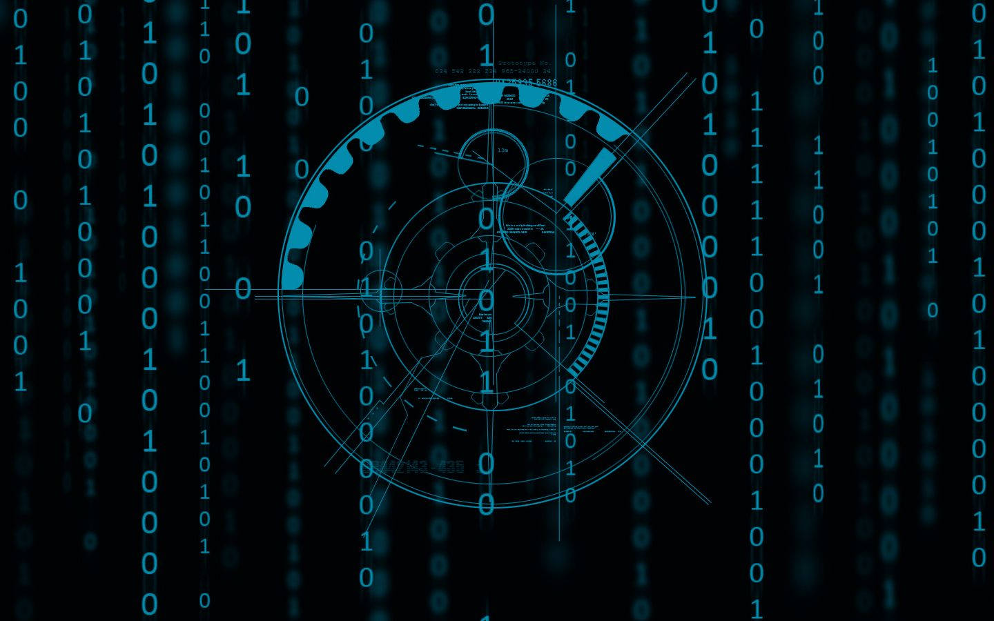 Information Technology Cyber Background Background