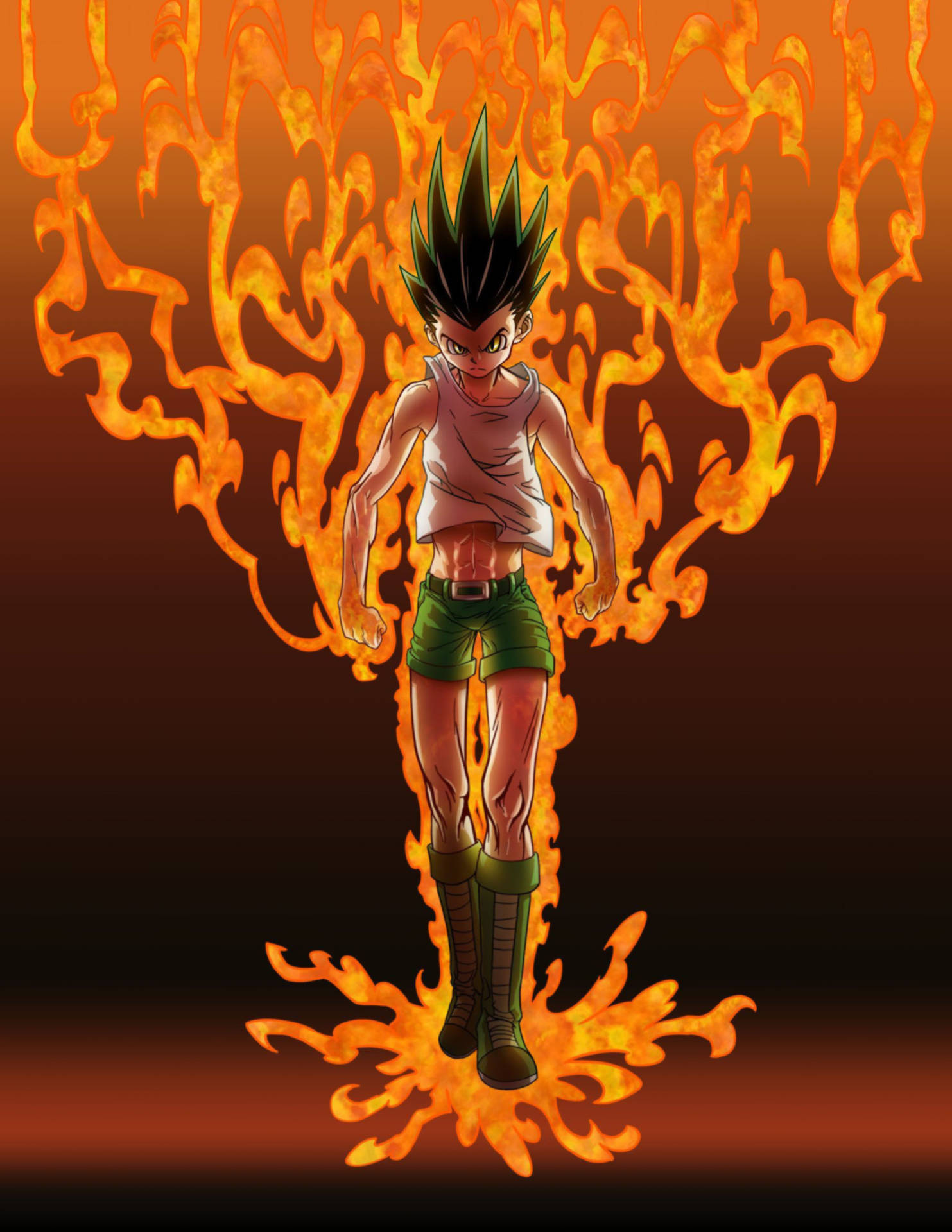 Infuriated Adult Gon Background
