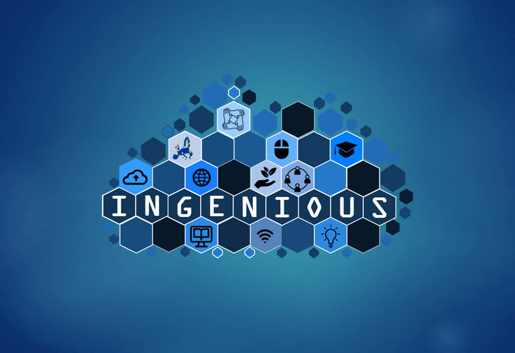 Ingenious Technology Hexagons Background