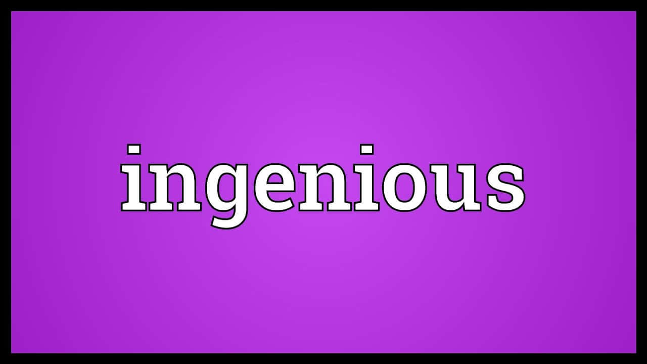 Ingenious Wordon Purple Background Background
