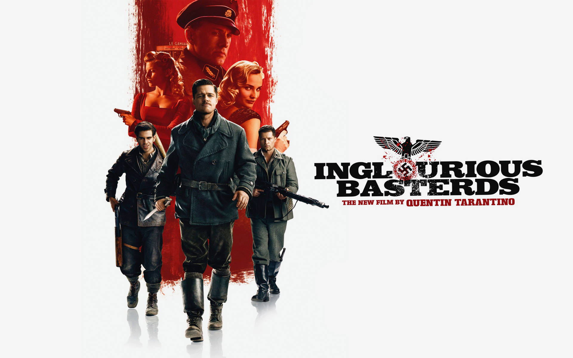 Inglourious Basterds Theatrical Poster Background