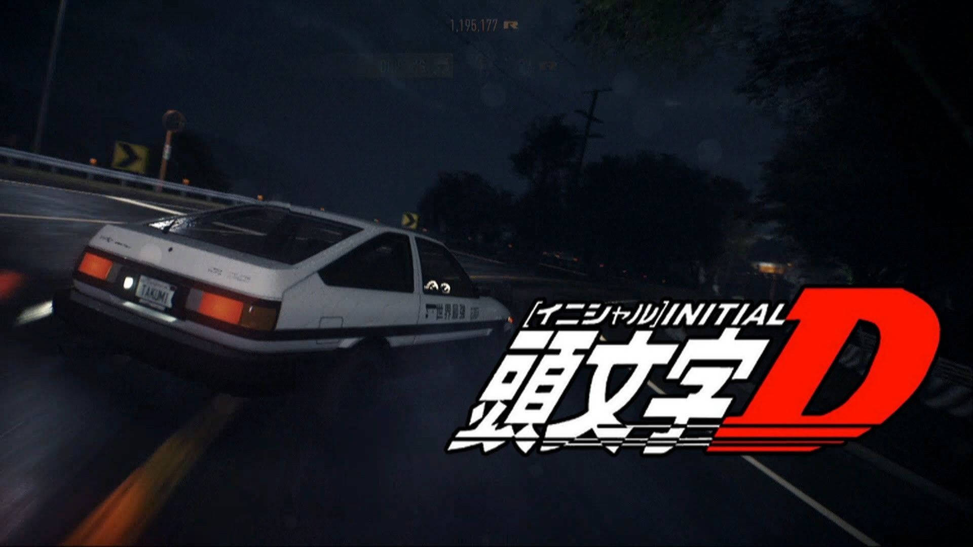 Initial D Graphic Poster Background