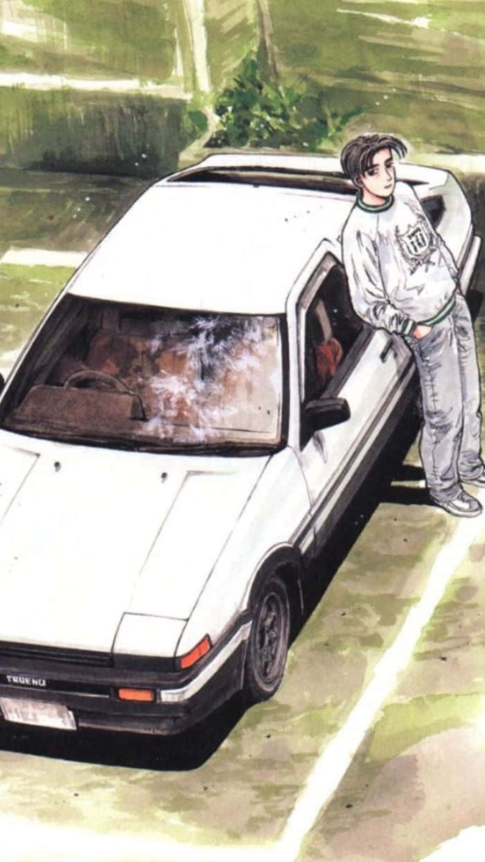 Initial D Phone Male Character Background