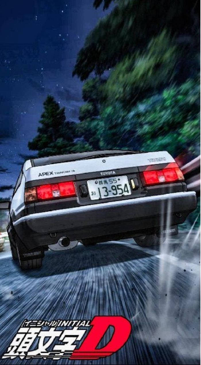 Initial D Toyota Sprinter Trueno Gt-apex Background