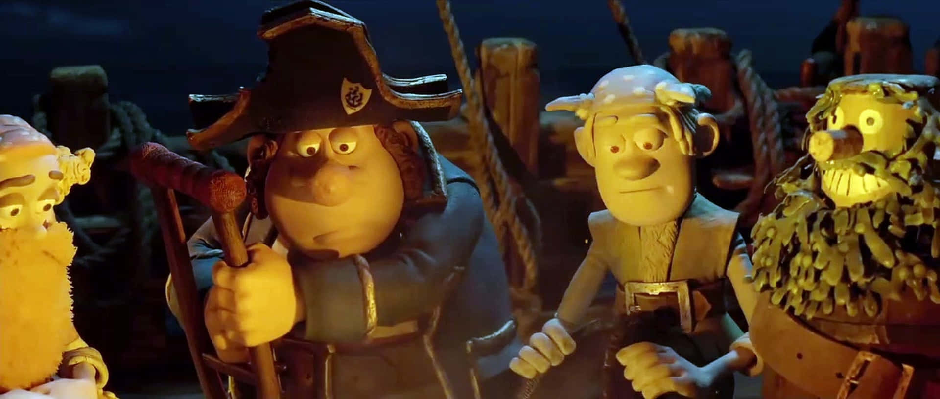 Injured Crew Of The Pirates Band Of Misfits Background