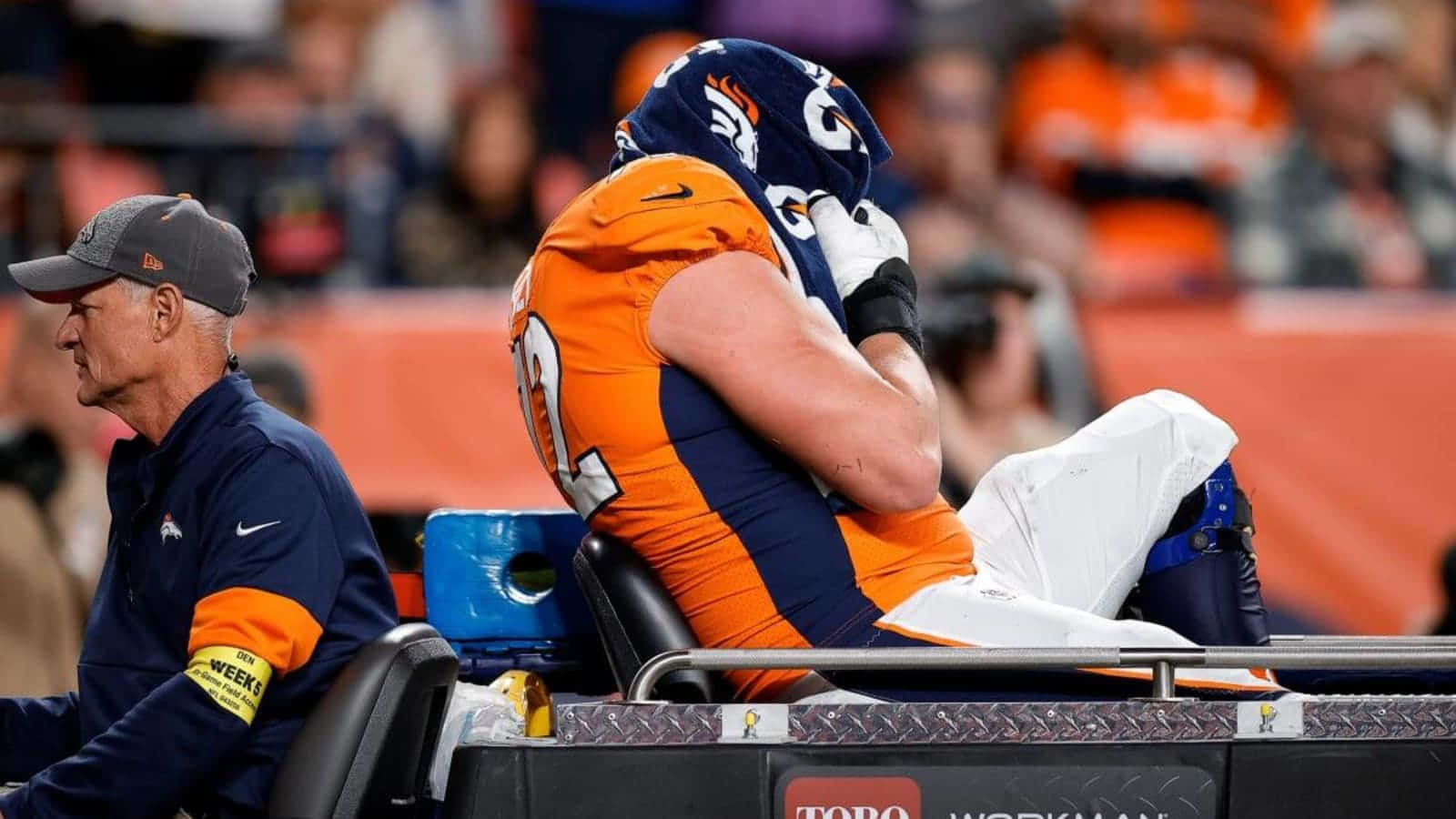 Injured Garett Bolles Denver Broncos Player Background