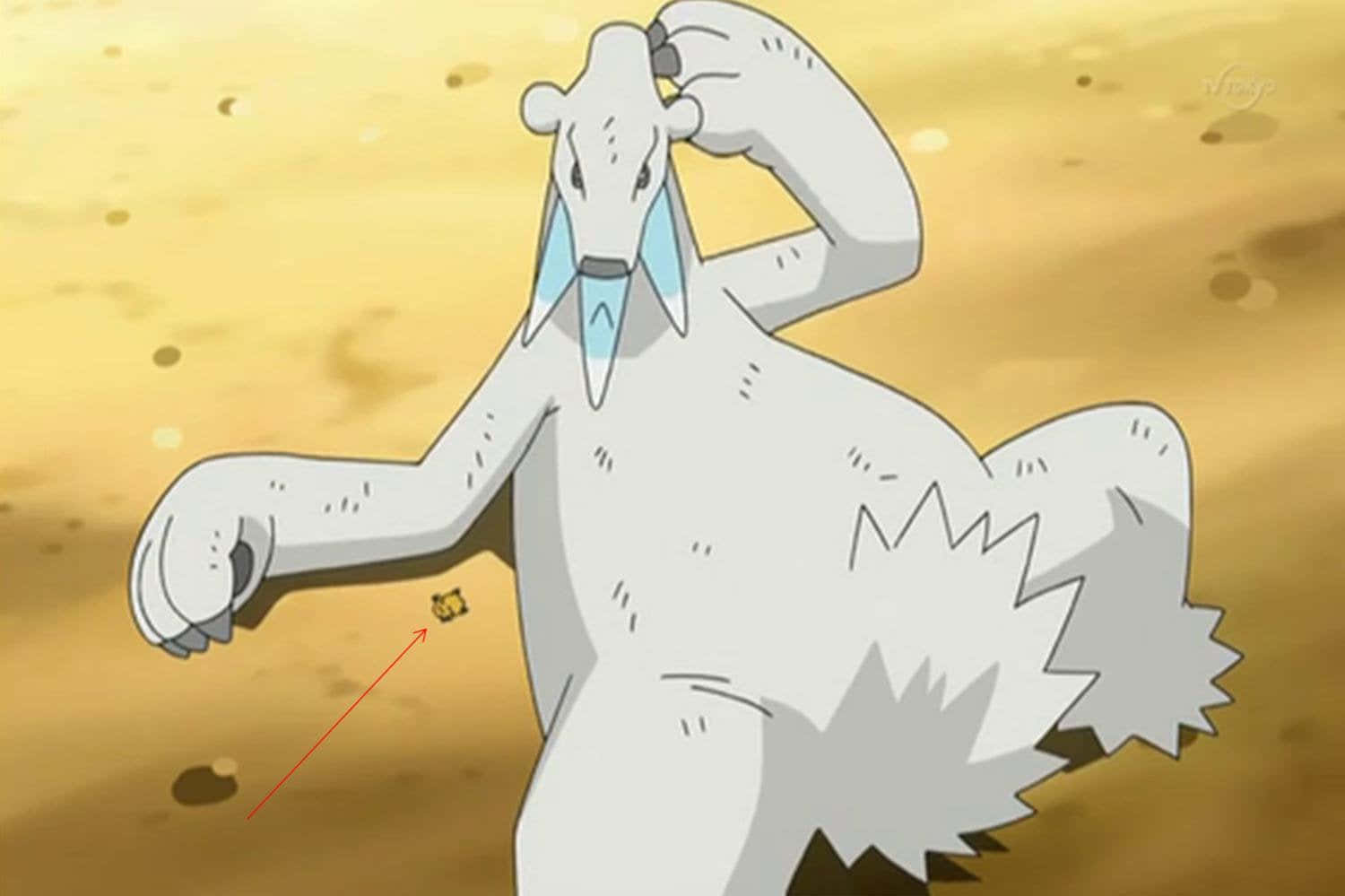 Injured Pokémon Beartic Background