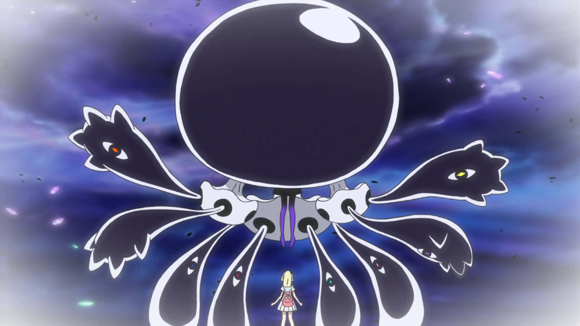 Ink Black Nihilego Background