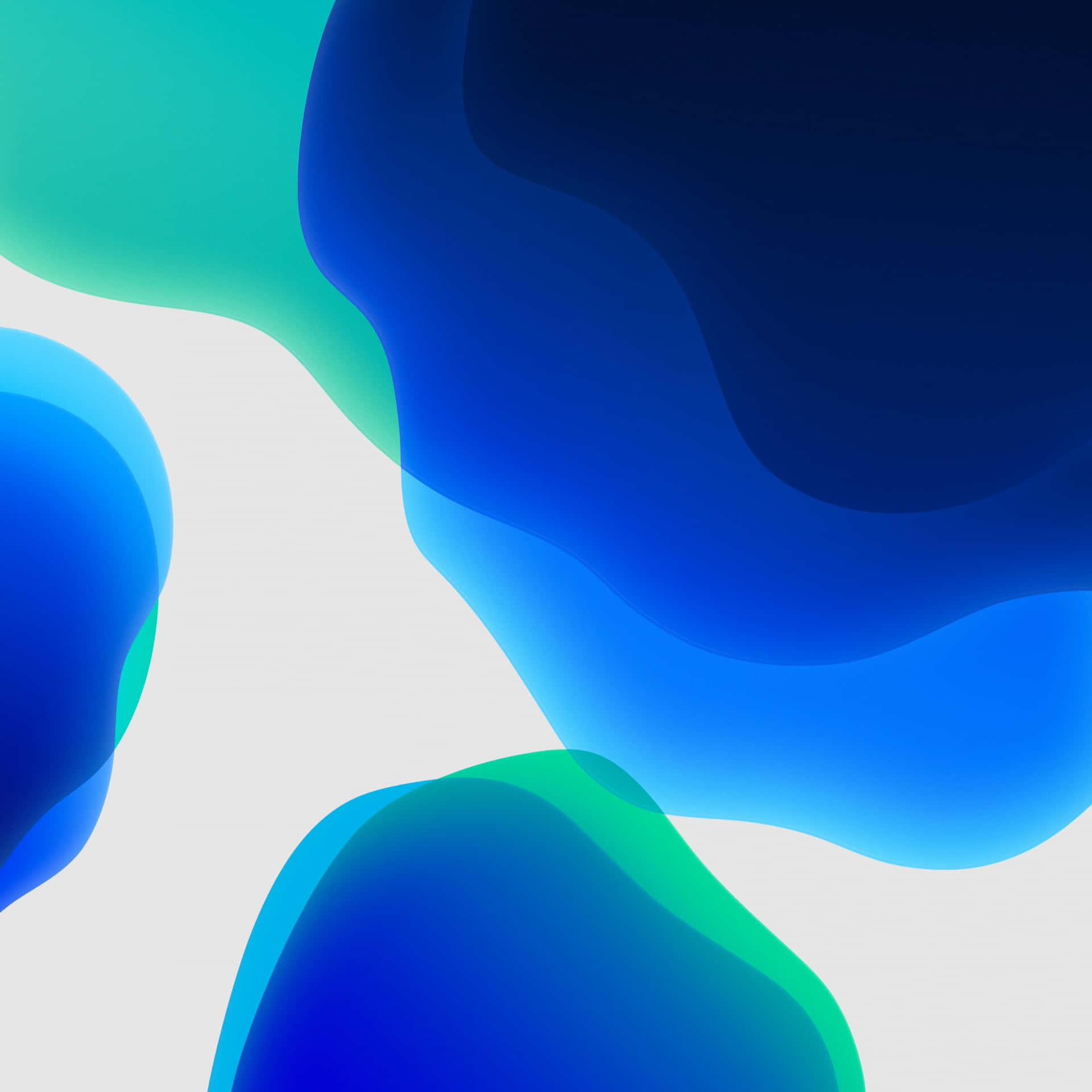 Ink Waves Blue Iphone Xr Background