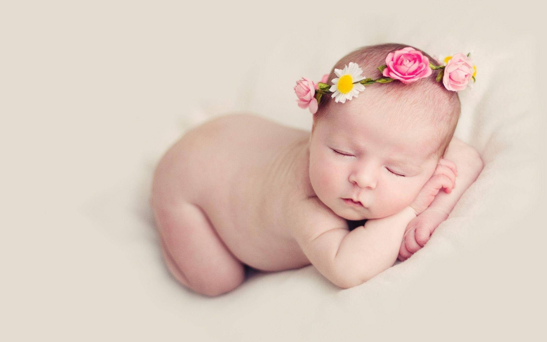 Innocence Personified: Sleeping Newborn Baby