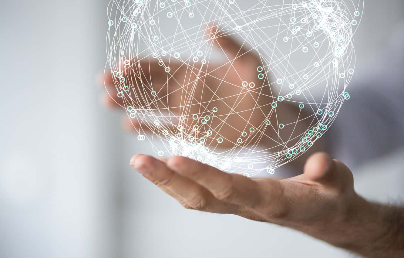 Innovative Global Tech Figure Background