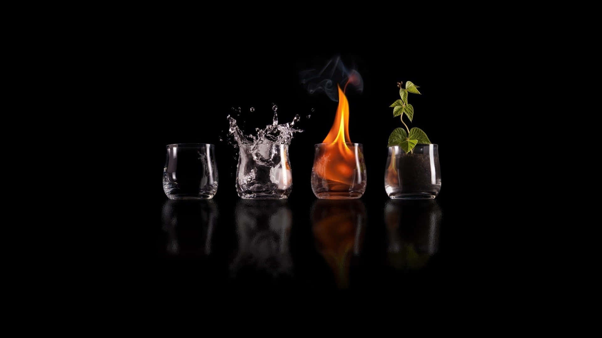 Innovative Idea Of Natural Elements Background