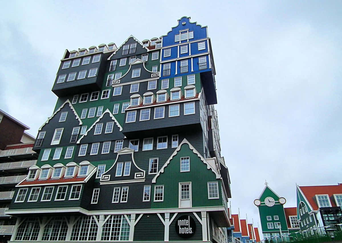 Inntel Hotel Zaandam With Clock Building