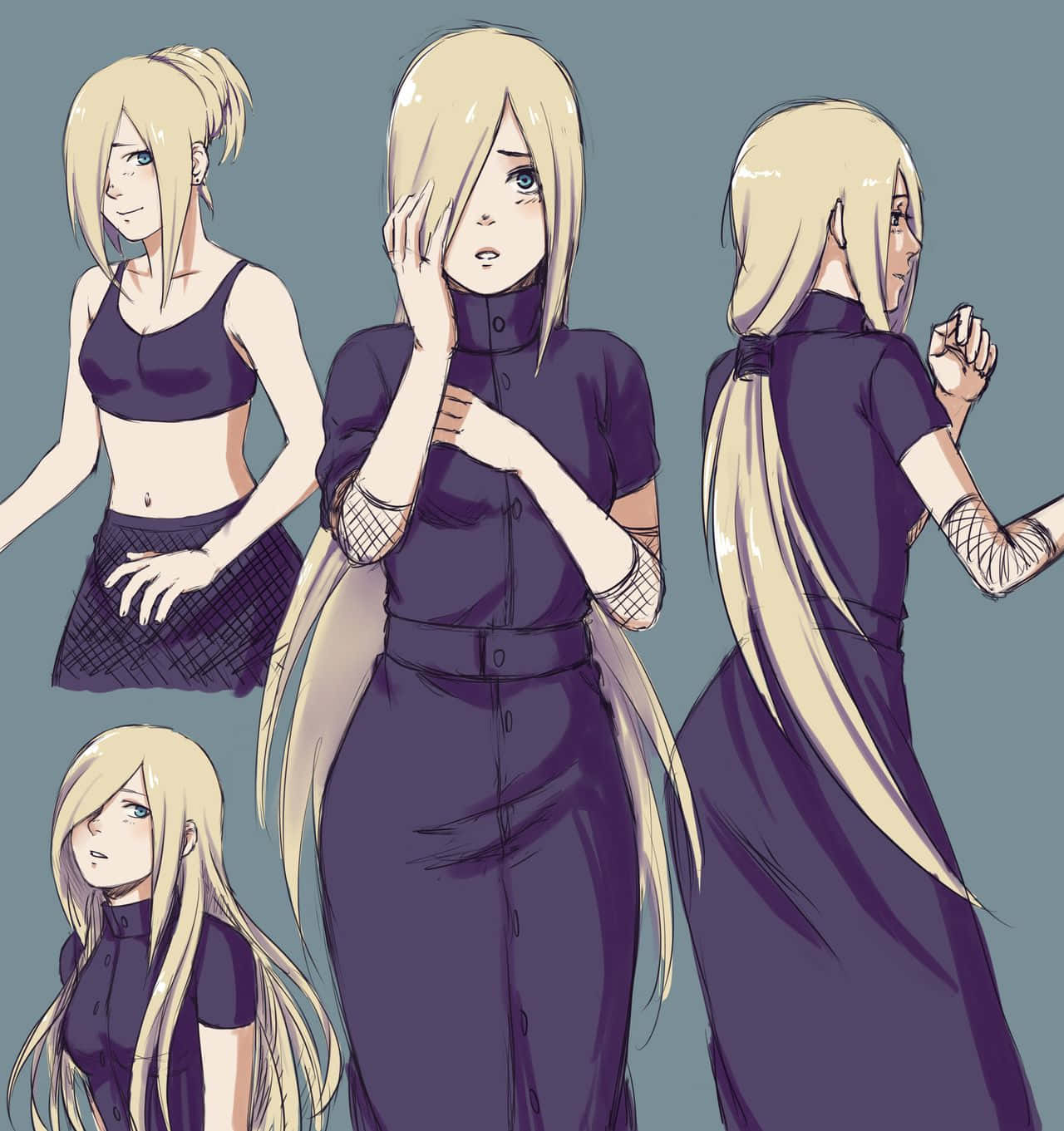 Ino Yamanaka, A Powerful Character From The Hit Manga And Anime Naruto Background