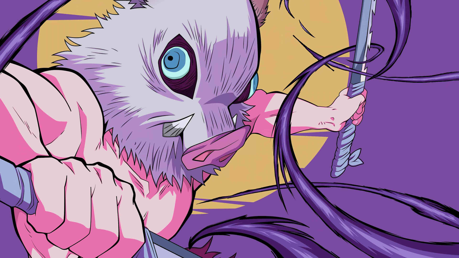 Inosuke Charge Aesthetic Background