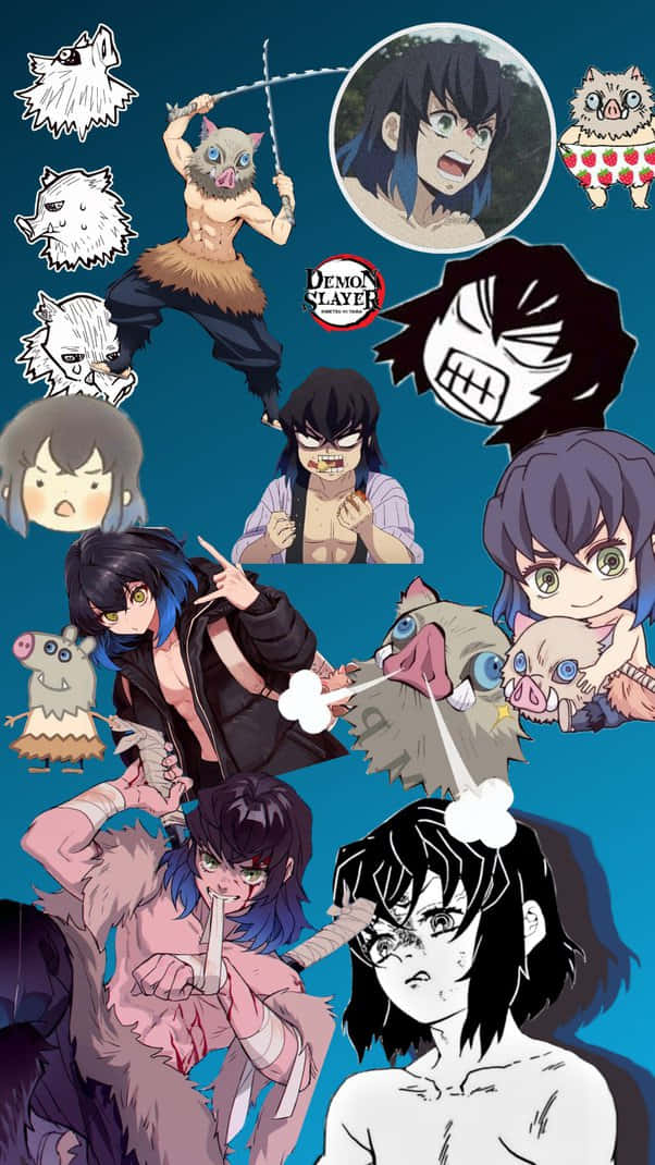 Inosuke_ Collage_ Aesthetic Background