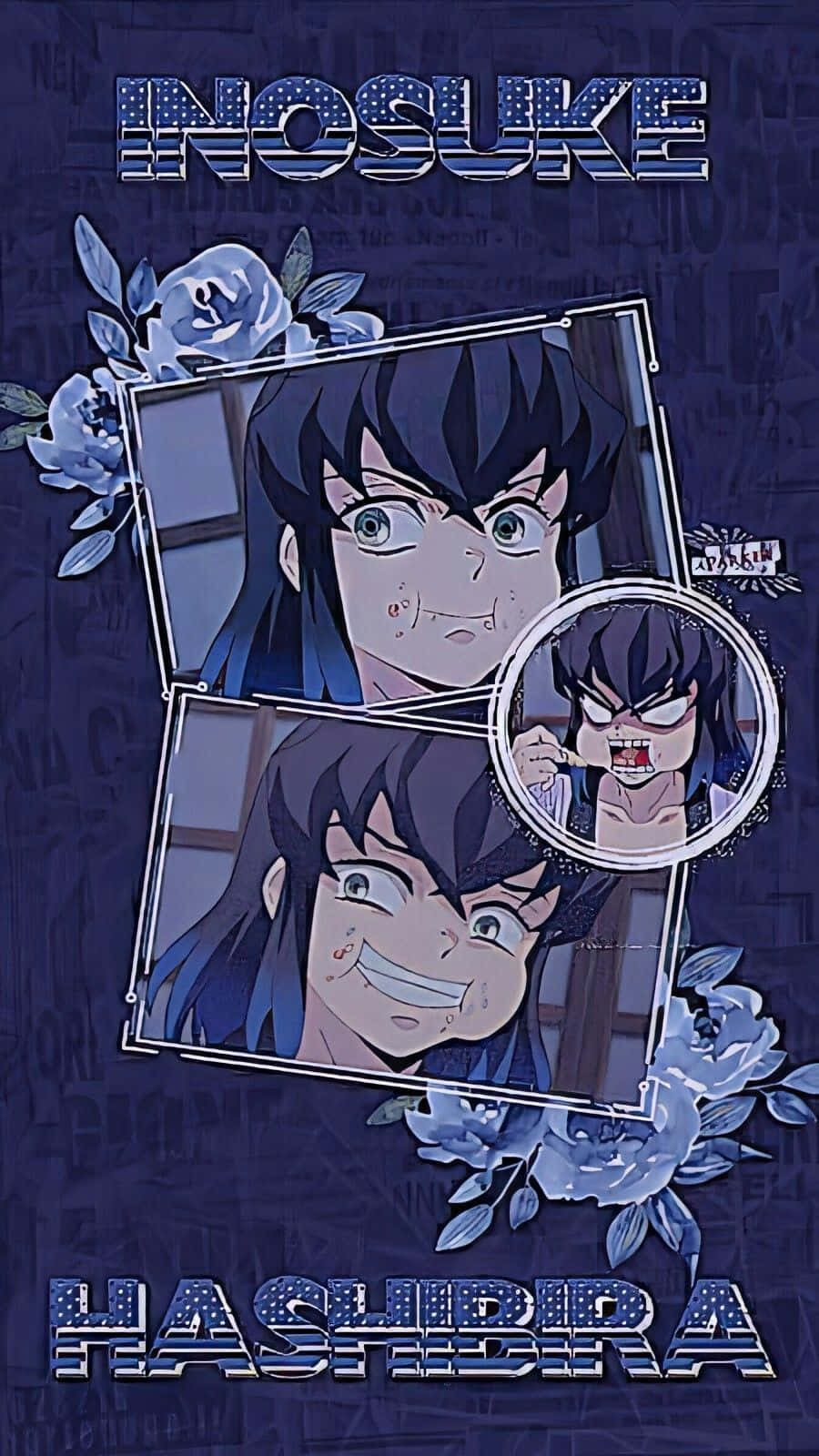 Inosuke Hashibira Aesthetic Wallpaper