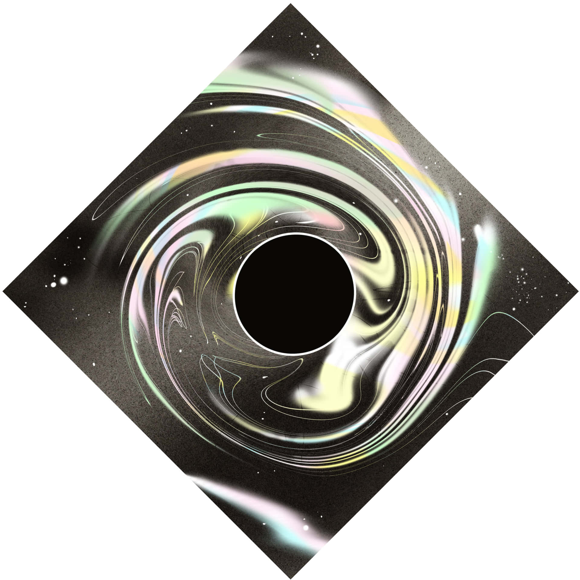 Inscrutable Black Pattern Background