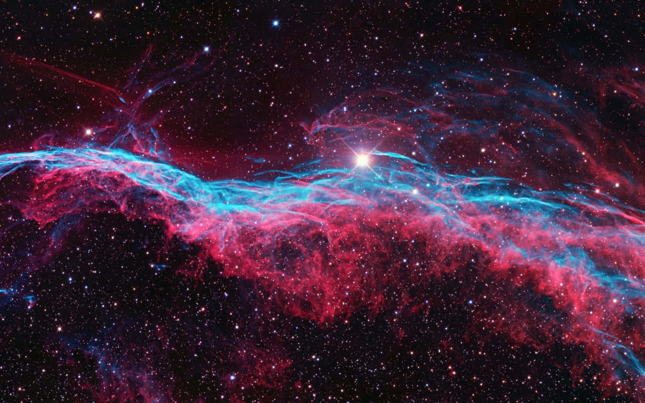 Inscrutable Galaxy With Stars Background