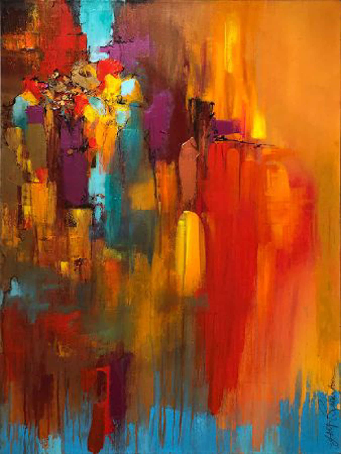 Inscrutable Painting Background