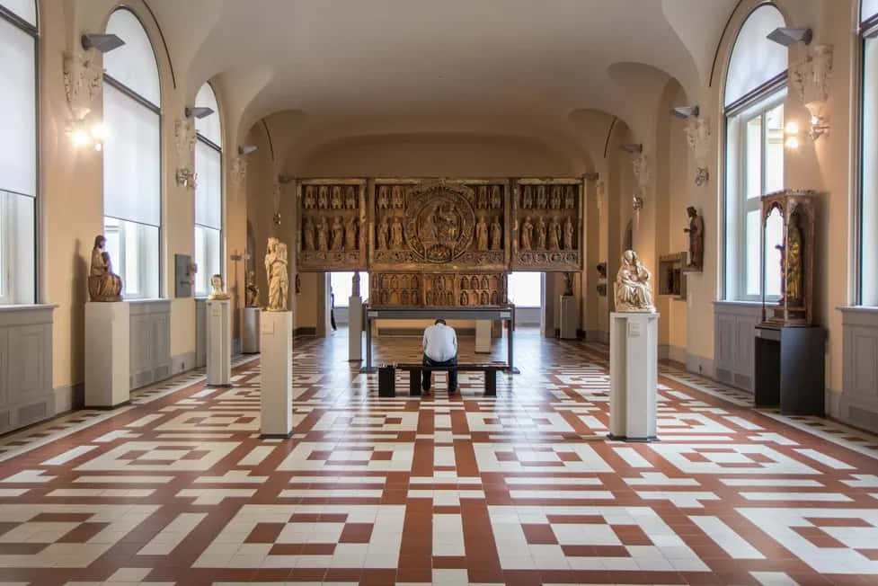 Inside Bode On Museum Island Background