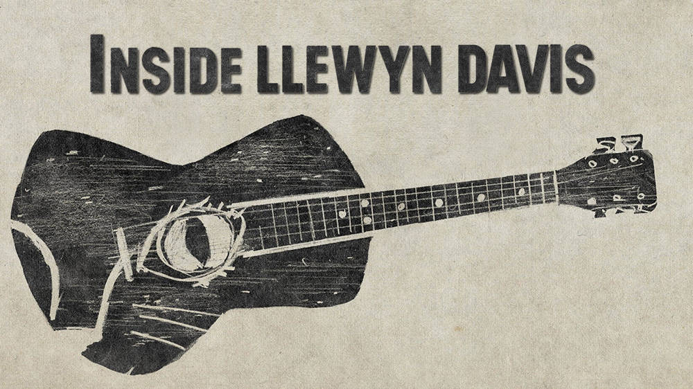Inside Llewyn Davis Guitar Art Background