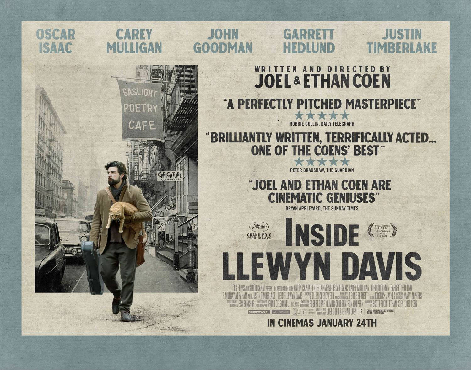 Inside Llewyn Davis Movie Poster Background