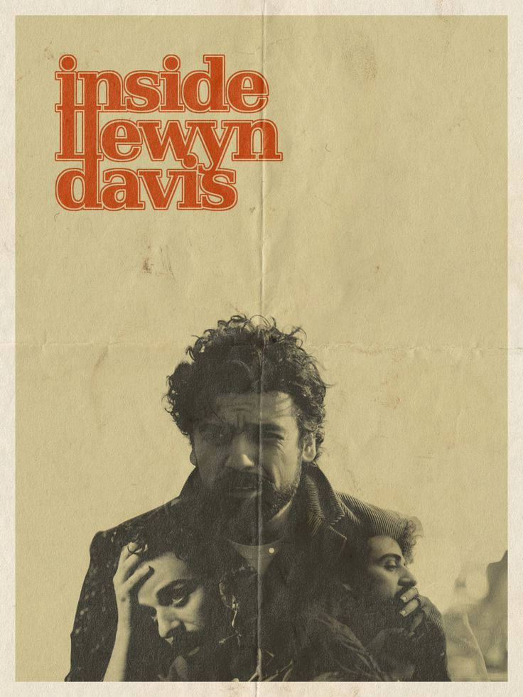 Inside Llewyn Davis Retro Movie Poster Background