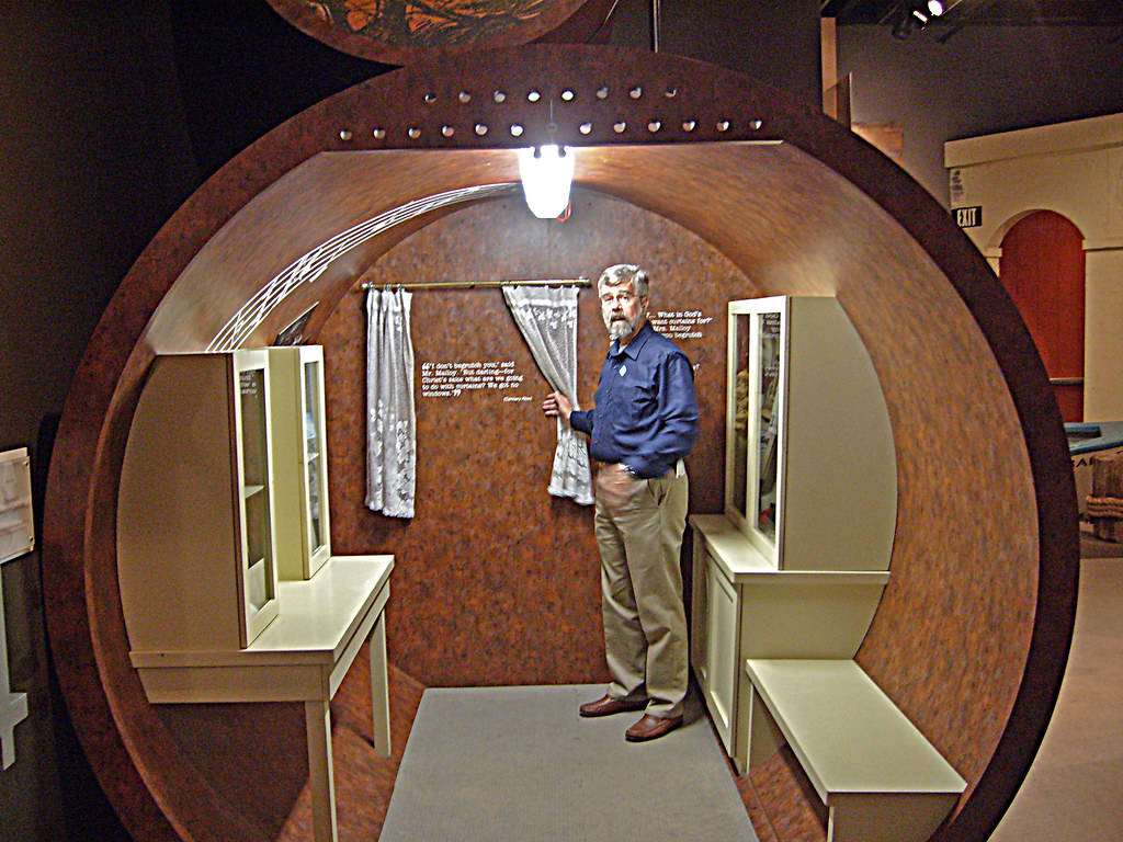 Inside Steinbeck Center In Cannery Row Background