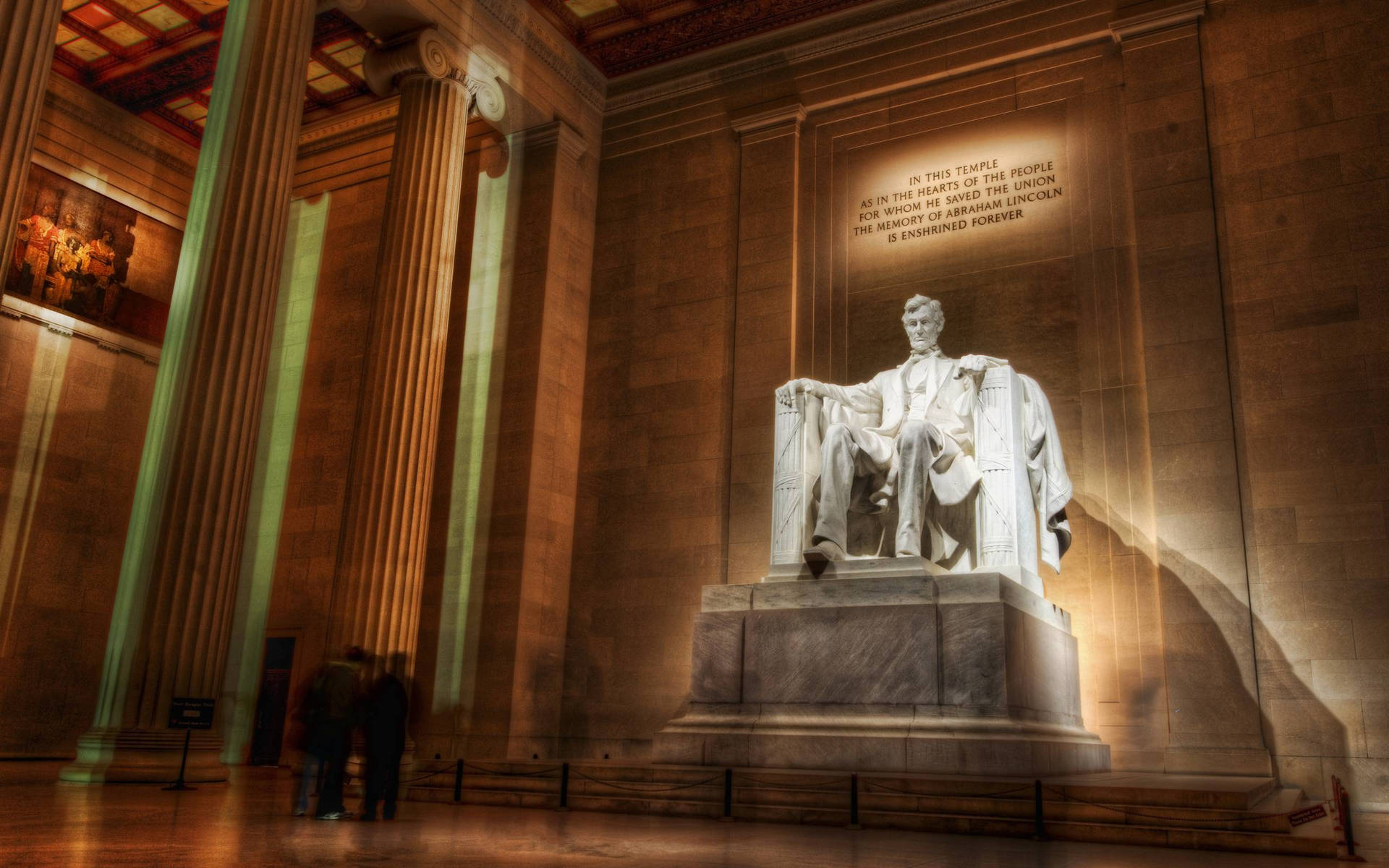 Inside The Lincoln Monument Background