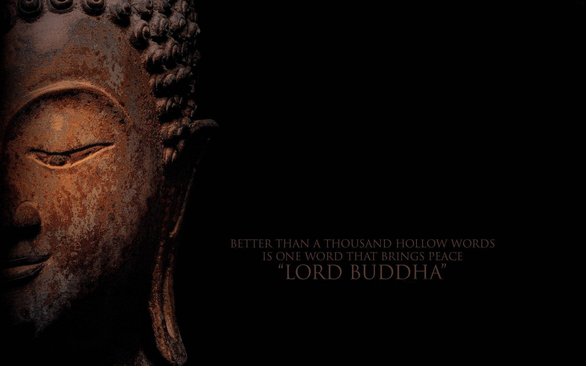Inspirational Buddha Quote Background