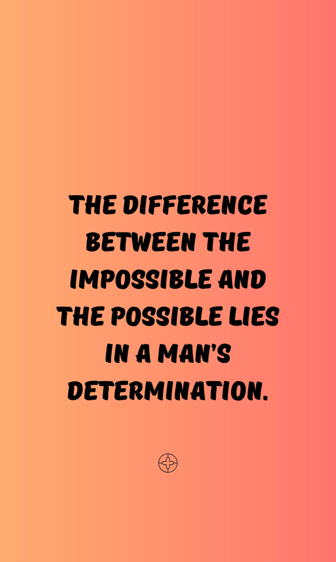 Inspirational Determination Quote Background