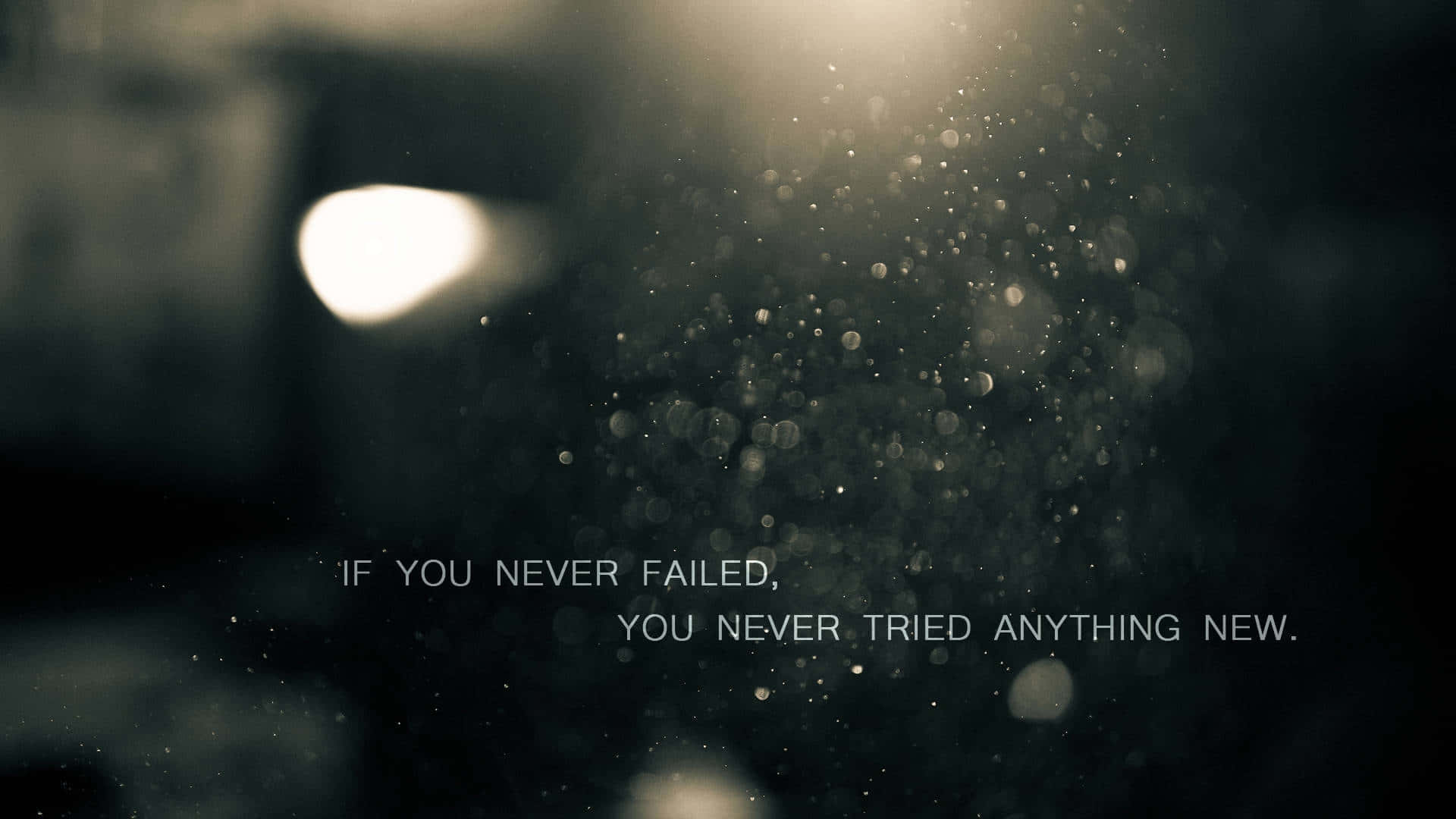 Inspirational Failure Quote Wallpaper Background