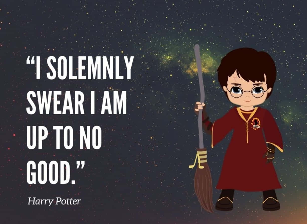 Inspirational Harry Potter Quote Wallpaper Background