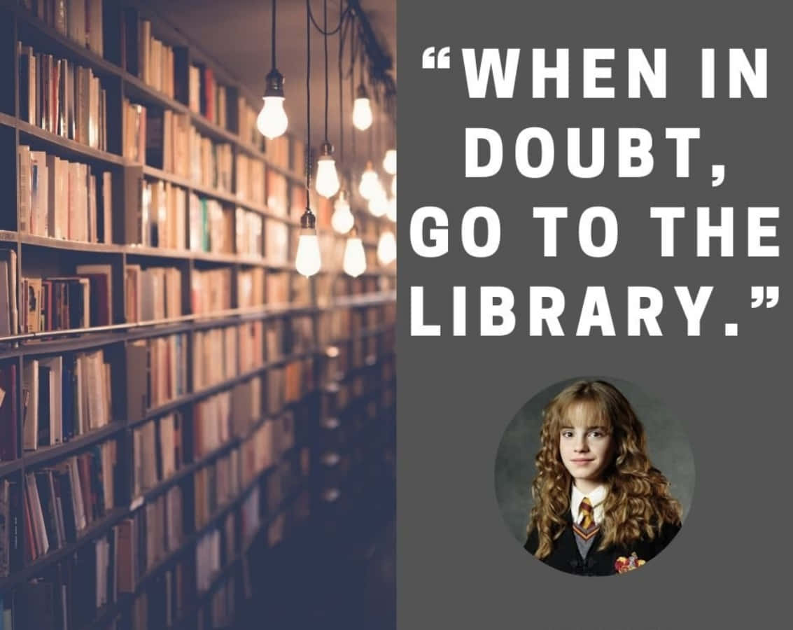 Inspirational Harry Potter Quotes On A Beautiful Background Background