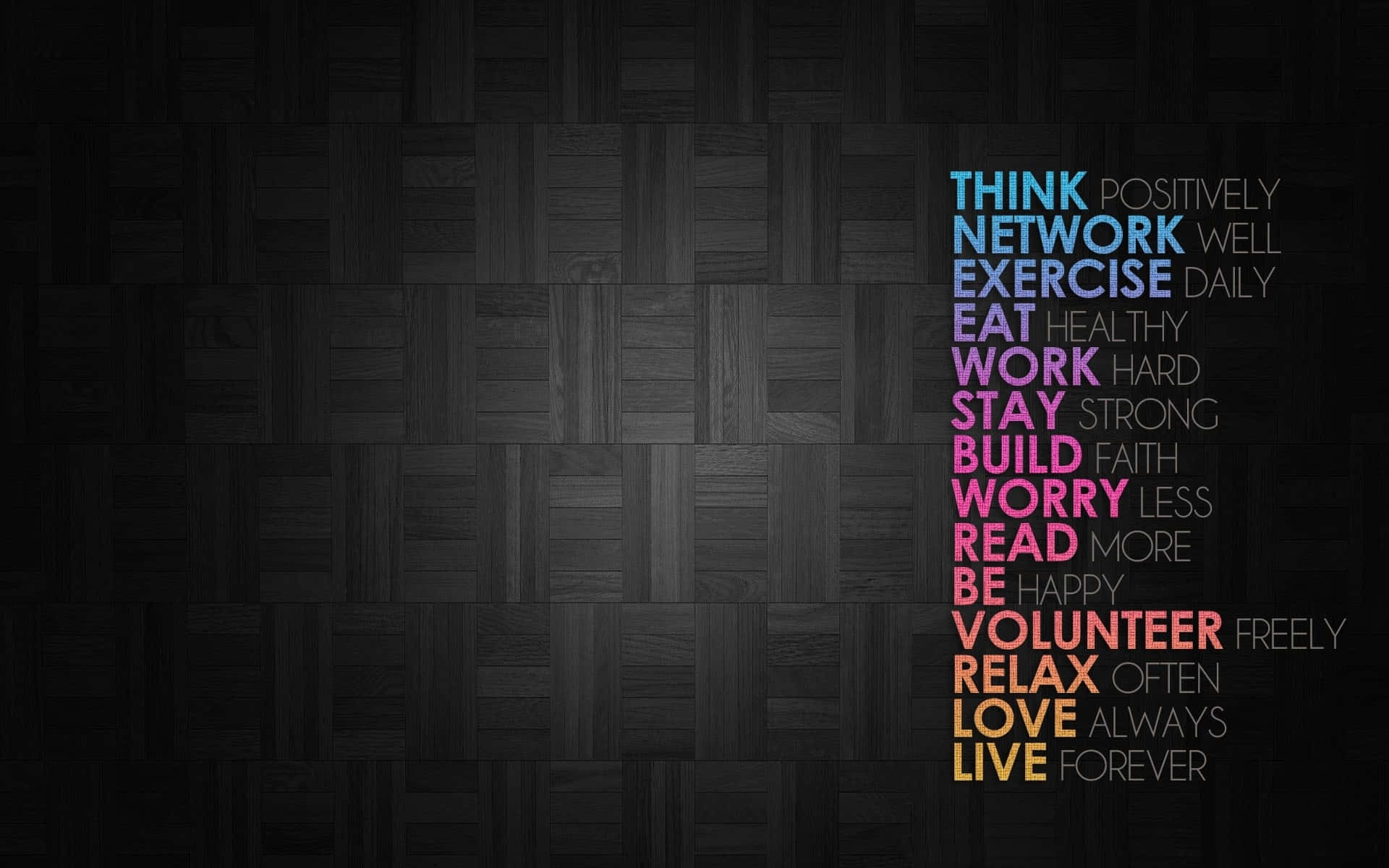 Inspirational Keywords Wallpaper