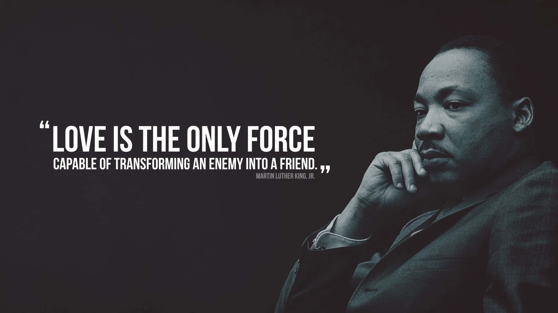 Inspirational Martin Luther King Poster Background