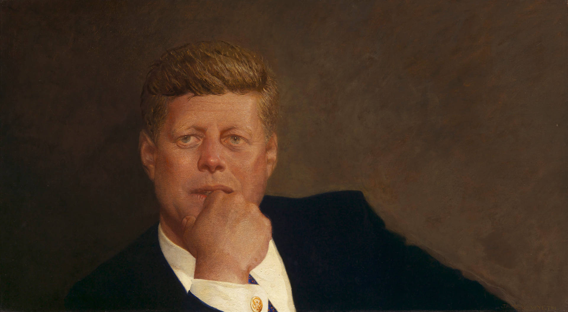 Inspirational Portrait Of John F Kennedy Background