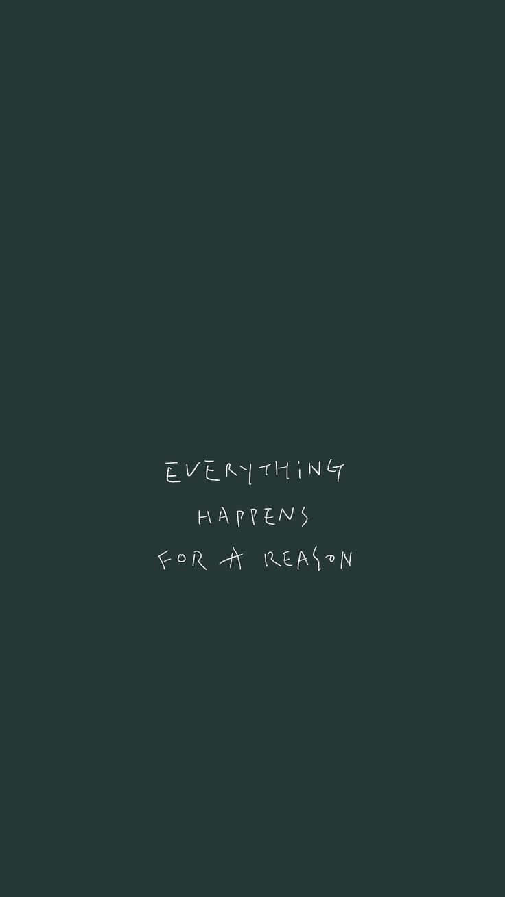 Inspirational Quote Dark Background Background